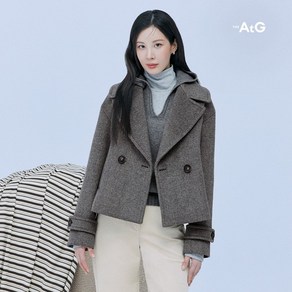 [The AtG] 더엣지 24FW 울혼방 헤링본 더블 코트