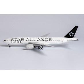 NG Models 72001 유나이티드항공 보잉 B777-200ER N77022 Sta Alliance 항공기 비행기 모형, 1개