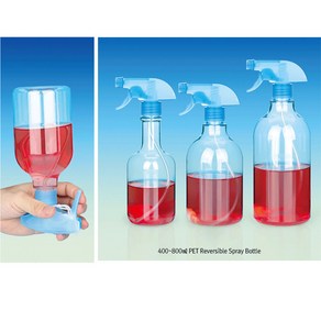 PET거꾸로 분무기/거꾸로 스프레이용기 400ml 650ml 850ml, 400ml(Bot3256), 1개