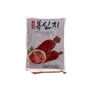 가성비 좋은 업소용 대용량 무절임 일식 반찬 안주 코우 후쿠진즈케 복신지 1kg, 10개