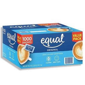 equal Equal 이퀄 제로 칼로리 스위트너 1000개입 1팩, 1kg, 1개