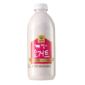 강훈목장 수제요거트 딸기 1000ml, 1L, 1개입, 2개