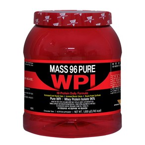 매스96 퓨어 WPI 단백질 보충제 프로틴 초코맛, 1kg, 1개