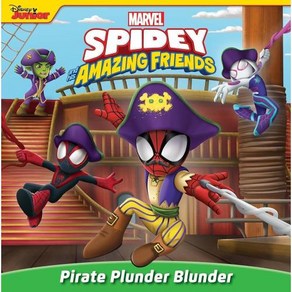 Spidey and His Amazing Fiends Piate Plunde Blunde Disney Junio papeback