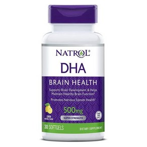 나트롤 오메가 3 DHA 500mg 30캡슐 (1개월분) Natrol DHA