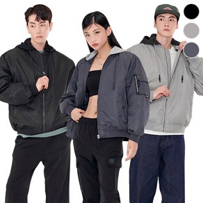 [체이스컬트] (본사직영)공용 HOOD 탈부착 패딩 항공 JUMPER3Colo