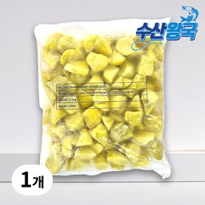 수산왕국 냉동 스팀 증숙 고구마 슬라이스 큐브, 1개, 2.5kg