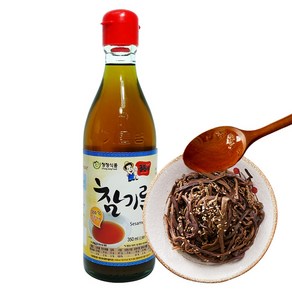 청정식품 통참깨 100% 고소한 참기름, 1개, 350ml