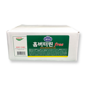 [아이스박스 무료포장]롯데푸드 홈버터린 프리 4.5kg, 2개