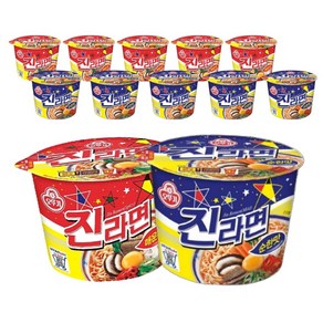 오뚜기 진라면큰컵 매운맛6+순한맛6 12개한박스, 12개