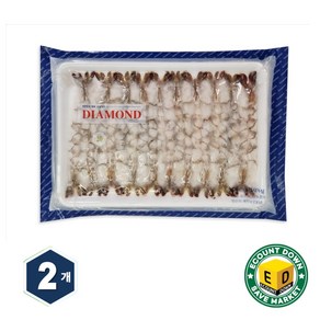 DIAMOND 흰다리새우살 20미 (냉동) 노바시 새우, 2개, 450g