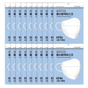 쉼표리빙 KF94 새부리형마스크 화이트 /소형 5매입 x 4(총20매), 4개, 5개입