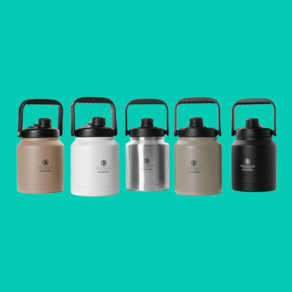 브루클린웍스 워터저그 간편한 2.5L, 블랙, 1개