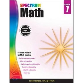 Spectrum Math Workbook Grade 7 Paperback