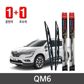 QM6 불스원 레인 ok 와이퍼 g코팅 650mm+400mm, 불스원 레인ok 와이퍼 G코팅, QM6 운+조세트 650mm+400mm