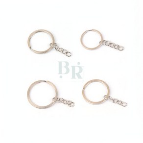 바구니룸1 납작 원형 체인 고리키링 (25MM 30MM 32MM 35MM) 가방부속품, 35mm, 1개