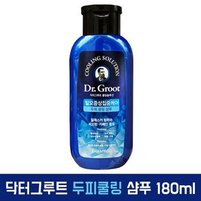 LG생활건강 리엔 닥터그루트 쿨링솔루션 탈모증상집중케어 두피 쿨링 샴푸 180ml, 1개