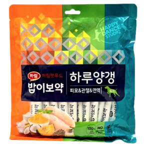 밥이보약 DOG 하루양갱 피모/면역/관절 30개입/강아지간식, 피모/관절/면역, 240g, 1개