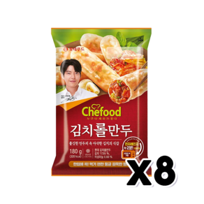 쉐푸드 김치롤만두, 8개, 180g