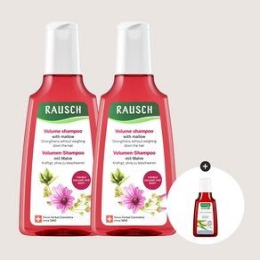 [라우쉬][모발볼륨SET] 멜로우볼륨 샴푸 200ml 듀오