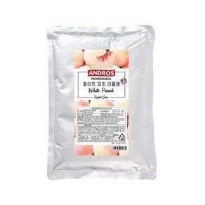 푸드올마켓_ 앤드로스 화이트 피치 리플잼 1kg, 1개