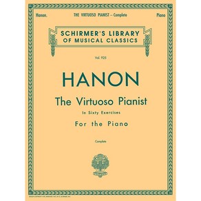 Hanon The Virtuoso Pianist 하농 피아노 교재 Schirmer [50256970]