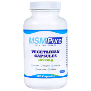 칼라헬스 MSMPURE 엠에스엠 퓨어 비건 캡슐 1000mg 식이유황 120 베지캡슐, 기본, 1개, 120정