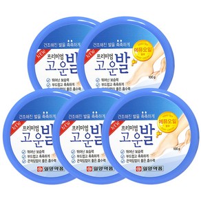 일양약품 고운발 크림 풋 케어 발뒤꿈치 발관리용품 발로션 100g, 5개