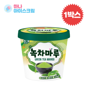 해태제과 녹차마루홈 한박스 아이스크림, 6개, 600ml