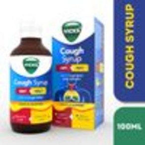 Vicks Cough Syup Ast Relief Fo Dy & Chesty Coughs With Tulsi & Ginge, 1개, 100ml