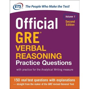 Official GRE Vebal Reasoning Pactice Questions Second Edition:, McGaw-Hill Education