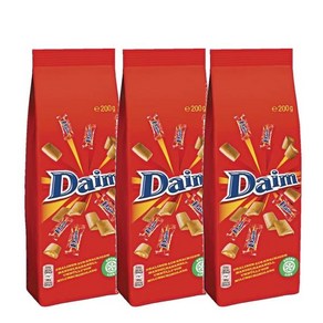 Daim 스웨덴 다임 초콜렛 크리스피 프랄린 200g x3봉 chocolates, 3개