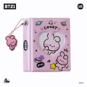 라인프렌즈 BT21 Minini 미니니 포카 바인더 포토카드 사진앨범 코야 알제이 슈키 망 치미 타타 쿠키, 쿠키 COOKY