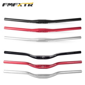 FMFXTR 자전거 MTB 핸들바 핸들 일자바 라이저바 플랫바 갈매기 31.8mm, 플랫바 620 실버 스트레이트 핸들, 1개