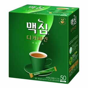 맥심 디카페인 커피믹스 스틱 50T+사은품, 1개, 50개입