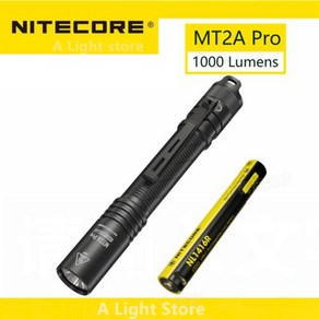 헤드 랜턴 야외 순찰 라이트 NITECORE 손전등 토치 MT2A 전술 프로 손전등 배터리 사냥 비상 핸드 AA, 1개, 1) MT2A Po