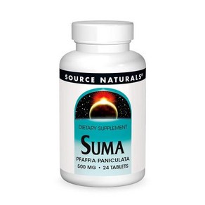 Souce Natuals Suma Pfaffia paniculata 수마 500mg 24정, 1개