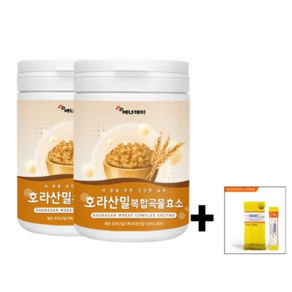 호라산밀효소 카뮤트효소 에너데이 호라산밀 복합곡물효소 230g 2통 뽁은호라산밀가루 곡물효소 카뮤트밀 혈당관리, 2개