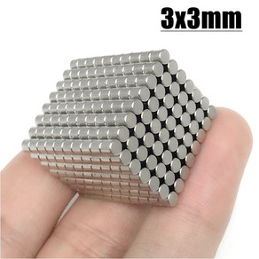 3x3mm (10개) 네오디움 원형자석