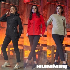 HUMMER 23 SS 여성 리미티드 에디션 H1 3레이어 트랙수트 셋업