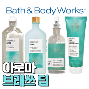 배스앤바디웍스 BBW 향기로운 아로마 브래쓰 딥, 오일미스트, 1개, 126ml