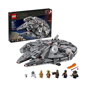 레고 LEGO 스타워즈 밀레니엄 팔콘 75257 키덜트 조립 세트 1353피스, Fustation-Fee Packaging, 1개