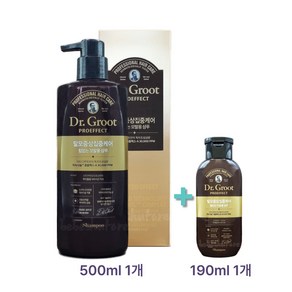 닥터그루트 시즌3 프로이펙트 탈모샴푸 500ml 1개 + 190ml 1개