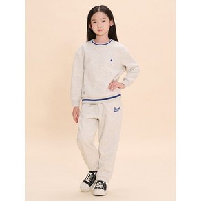 [정품] 빈폴키즈 [시즌오프30%][BEANPOLE KIDS] 로고 포인트 스웨트 세트 베이지 (BI4941U05A) 트렌디한