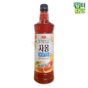[청년과농부] 970ml 아이스티 시럽 자몽 광야식품 베이스, 1개