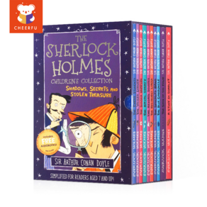 THE SHERLOCK HOLMES 셜록홈즈 코난 어린이 탐정 이야기 책 영어로 된 교육용 책자 만화책 키즈용, Level 1 (10 books)