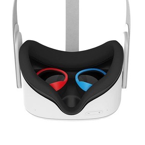 AMVR [프로 버전] 렌즈 긁힘 방지 링 근시 안경을 긁힘으로부터 보호하는 VR 헤드셋 메타 퀘스트 2 리프트 S 또는 고와 호환 빛 누출 디자인 111220 해외, Red&Blue