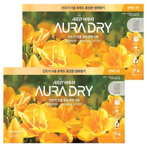 LG생활건강 샤프란 아우라 드라이시트 윌유메리미향 40매 X 2개, 40개입