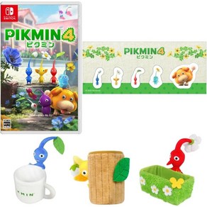 닌텐도 스위치 피크민 4 특전포함 Pikmin 4 Switch 7월발매, 픽민 세트 + 2) 패키지 한정 특전 포함