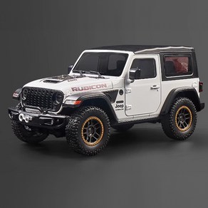 JEEP 지프 루비콘 랭글러 오프로드 SUV 1대18 1:18 자동차 미니카 모형 다이캐스트 꿈꾸는다락방, 화이트, 1개